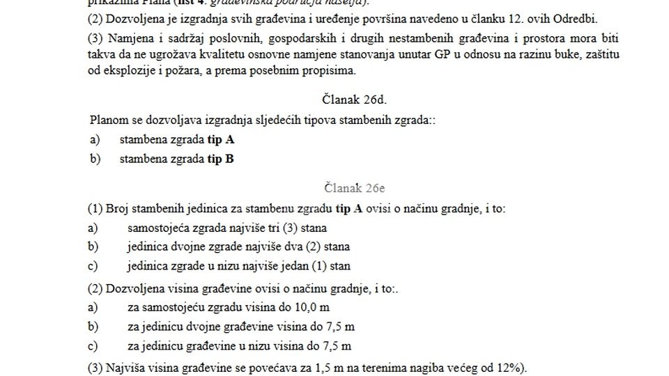 SUKOŠAN - TERRENO EDIFICABILE DAL CENTRO DELLA CITTÀ E DALLA SPIAGGIA CIRCA 700 M - € 616.250