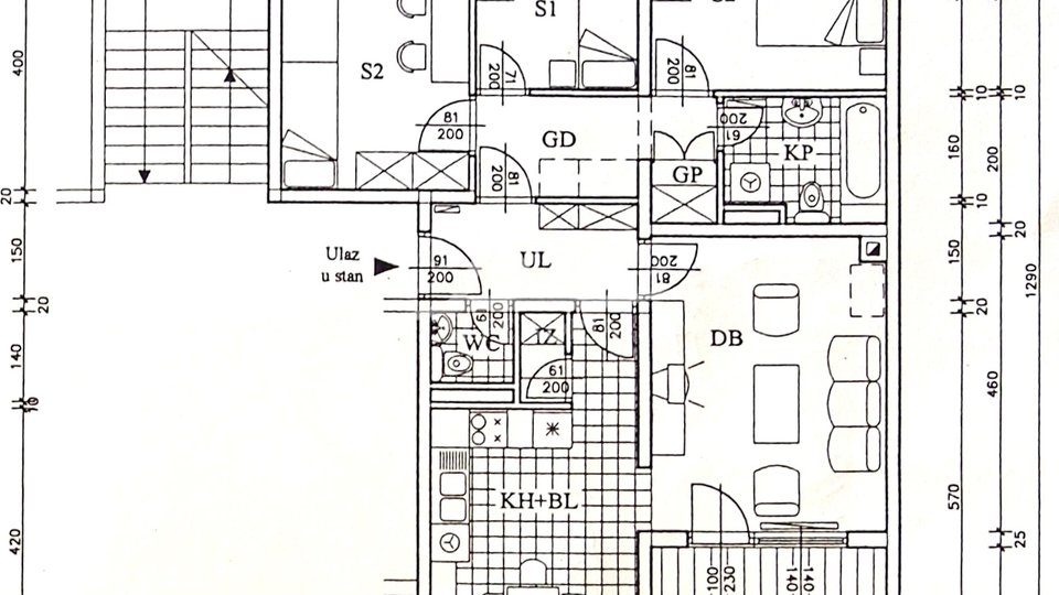 ZADAR - SMILJEVAC - VÝBORNÝ BYT PRO VELKOU RODINU - 90,36 M2 - 253 008 €